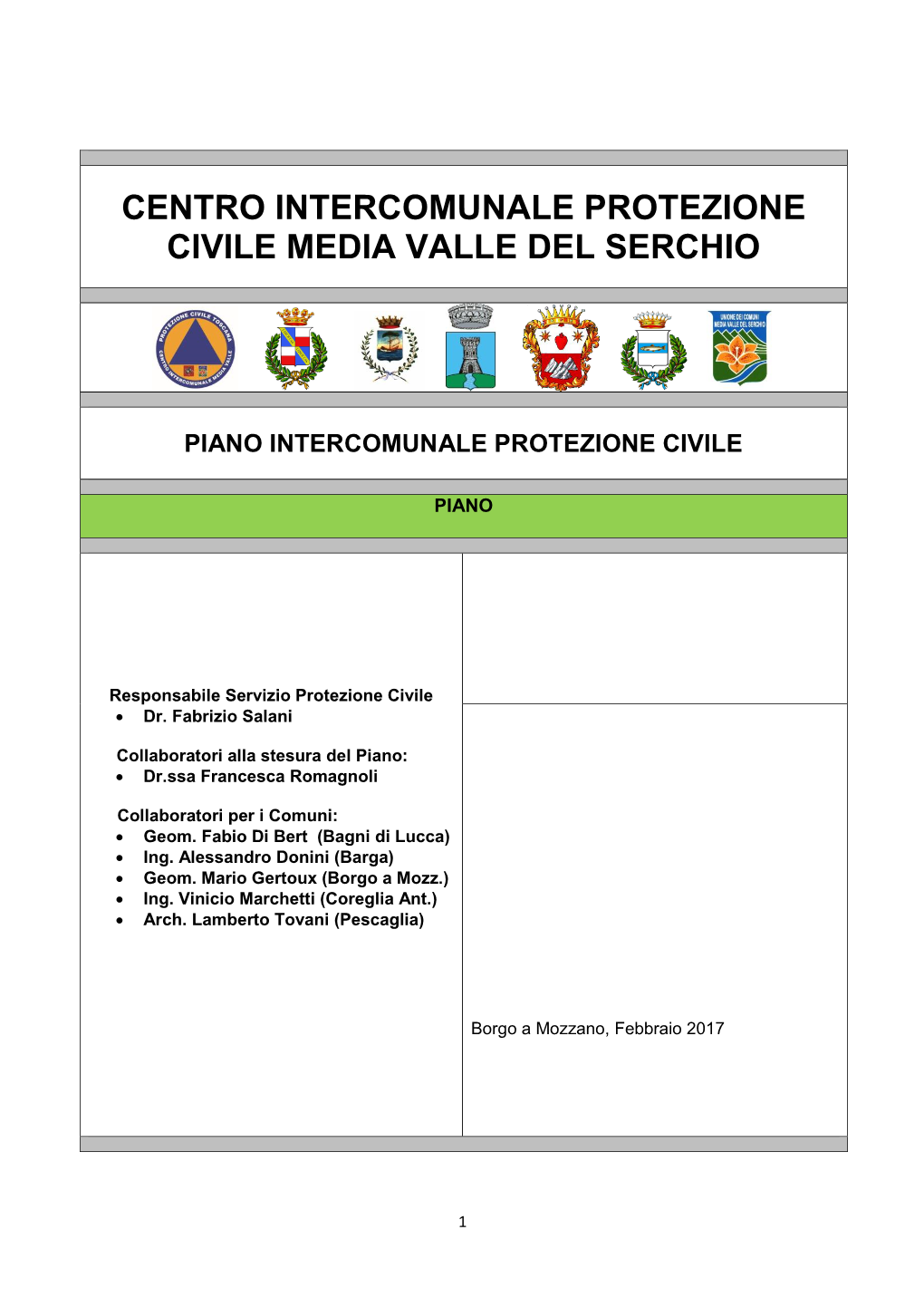 Protezione Civile Media Valle Del Serchio