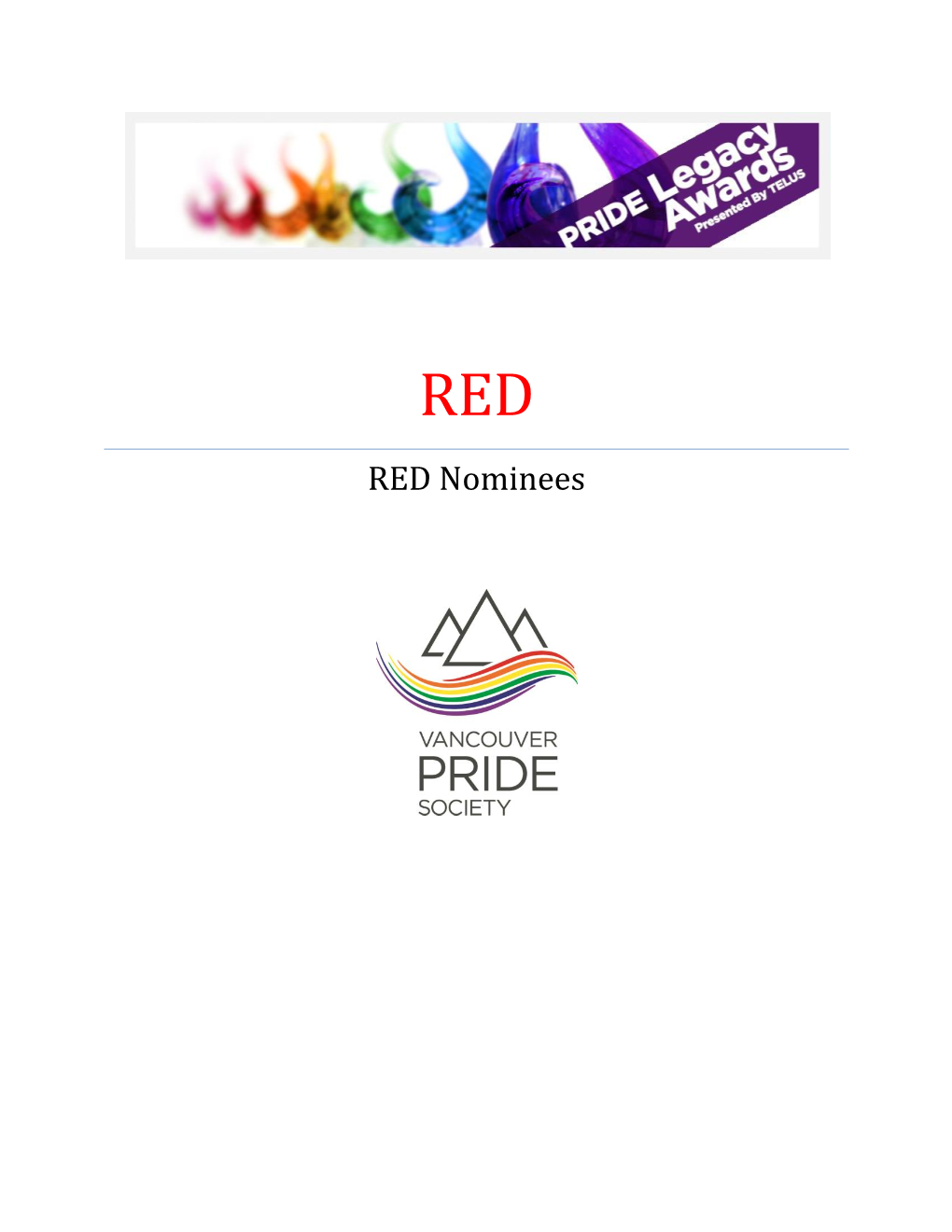 Red Nominee Bios