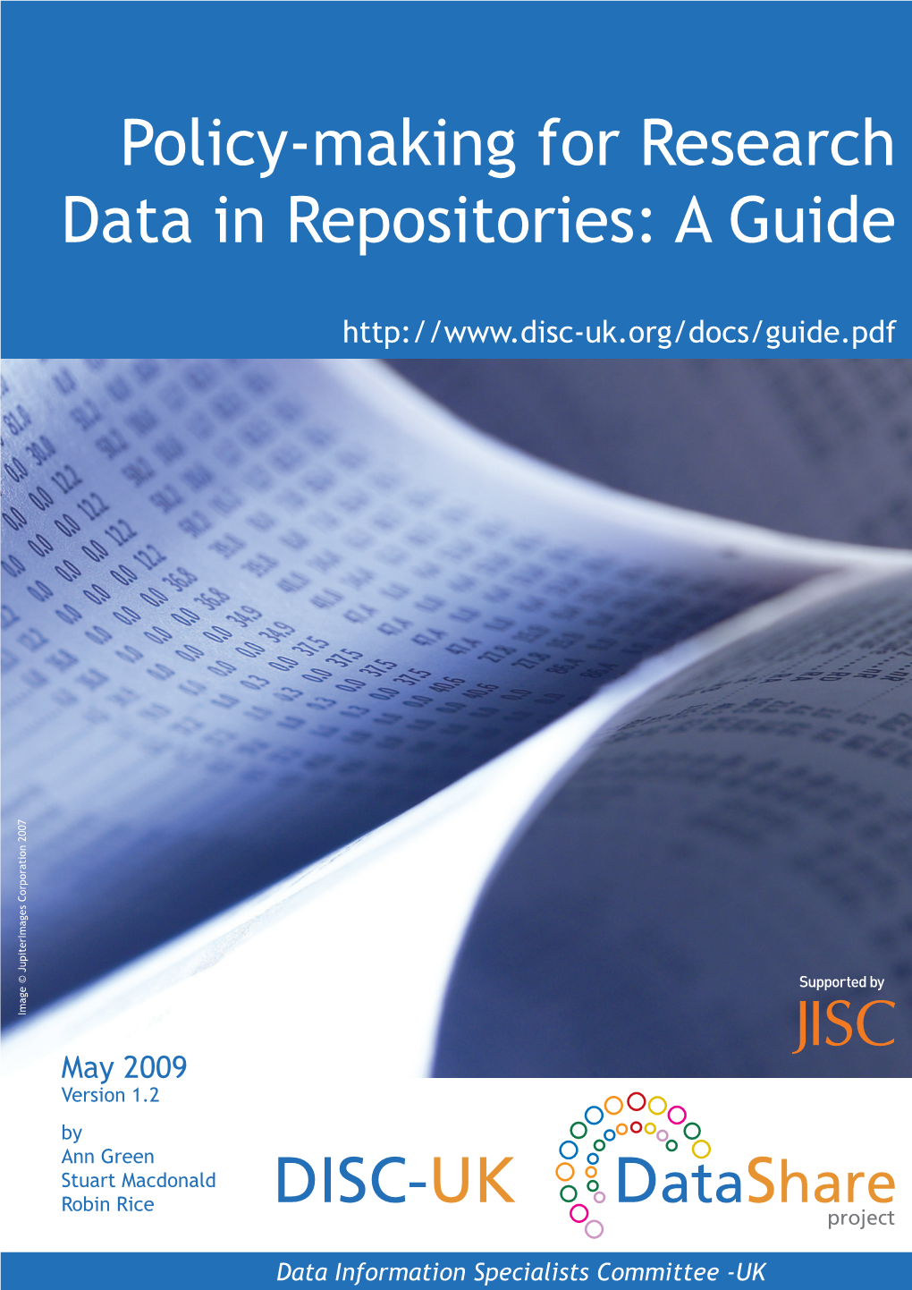 Policy-Making for Research Data in Repositories: a Guide