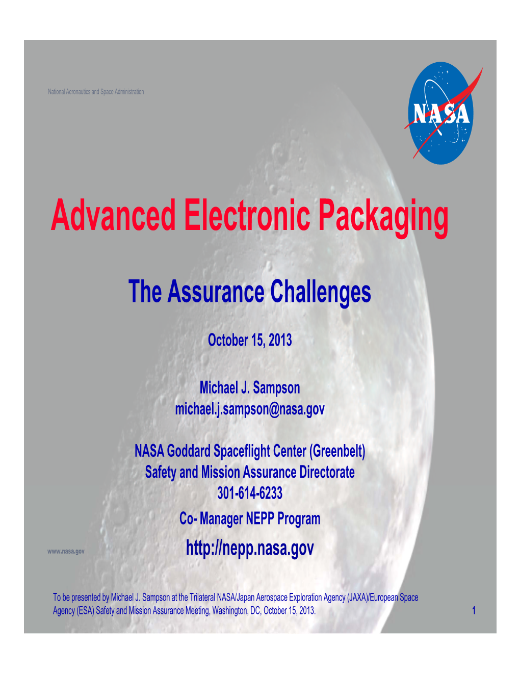 Advanced Electronic Packaging