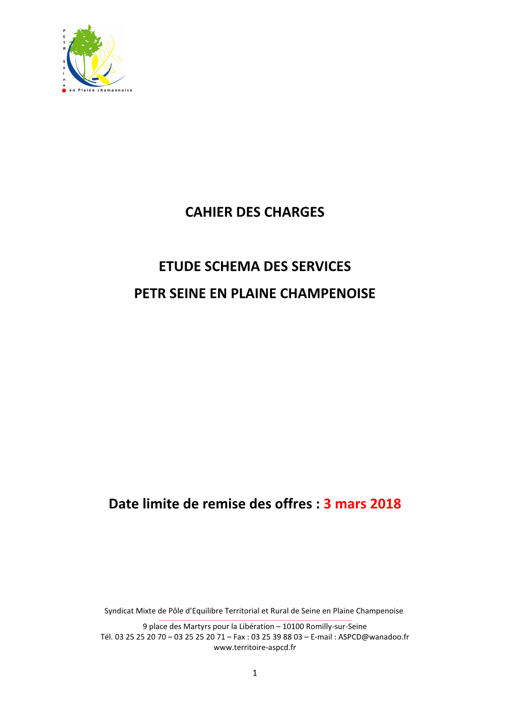 Cahier Des Charges Schéma Des Services 2018 Dernière Version