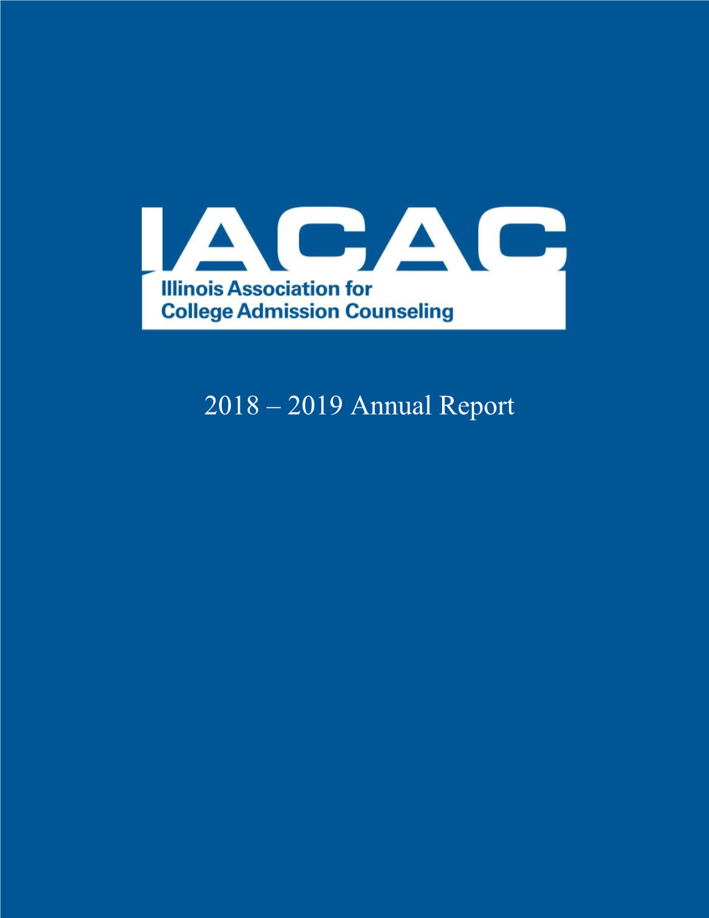 2018 – 2019 Annual Report
