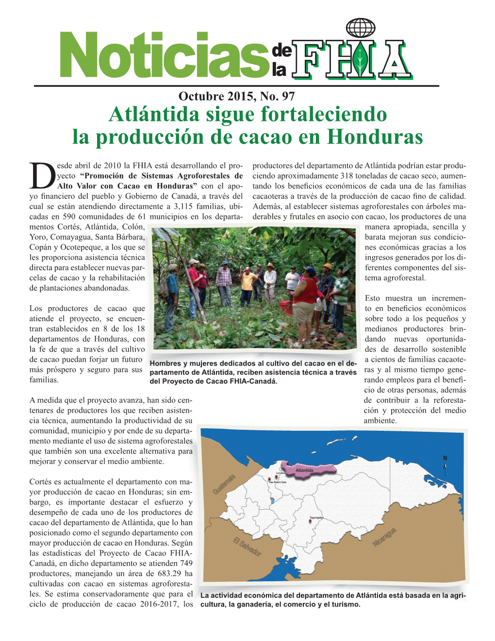 Noticia De La FHIA No. 97 Octubre-2015.Indd