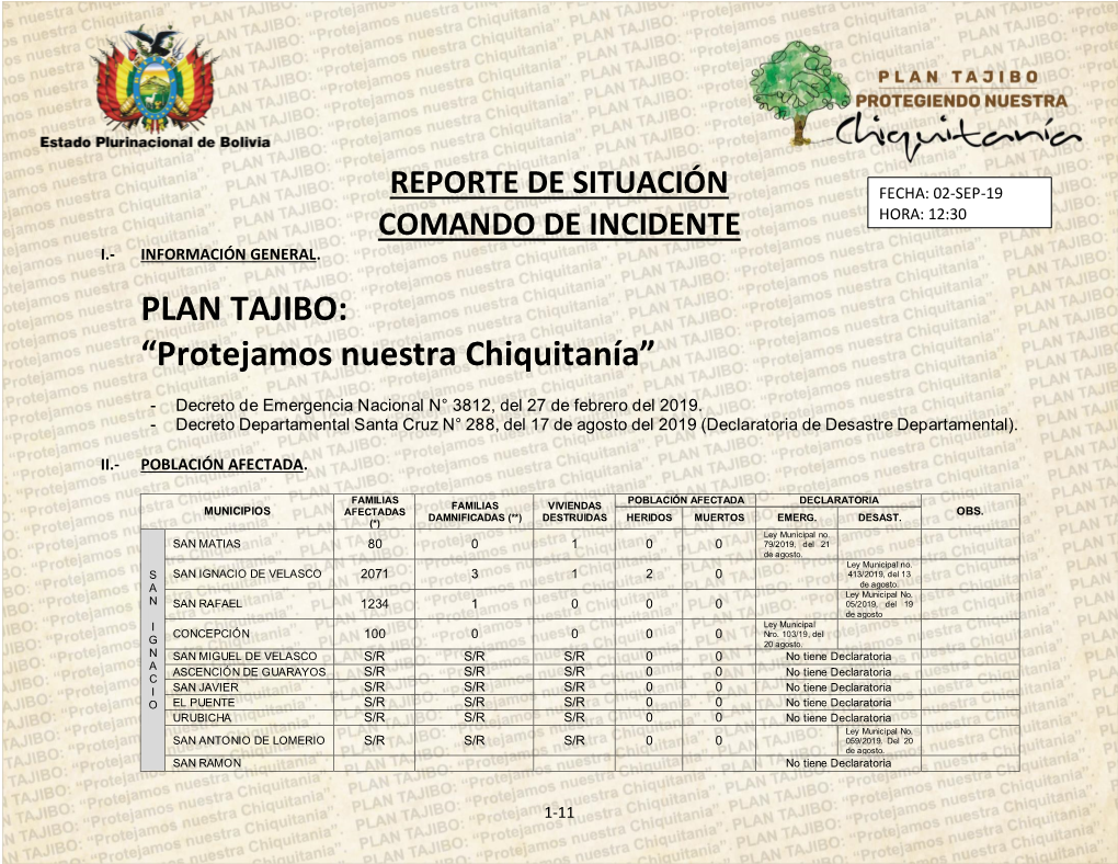 Protejamos Nuestra Chiquitanía”