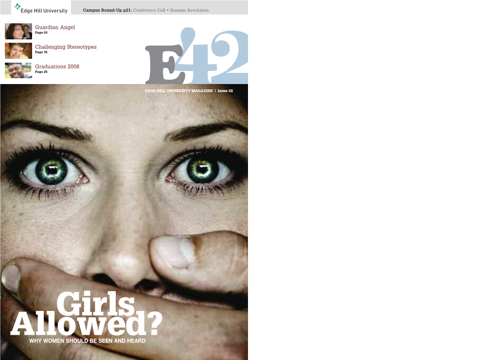 Allowed? WHY WOMEN SHOULD BE SEEN and HEARD PAGE 3