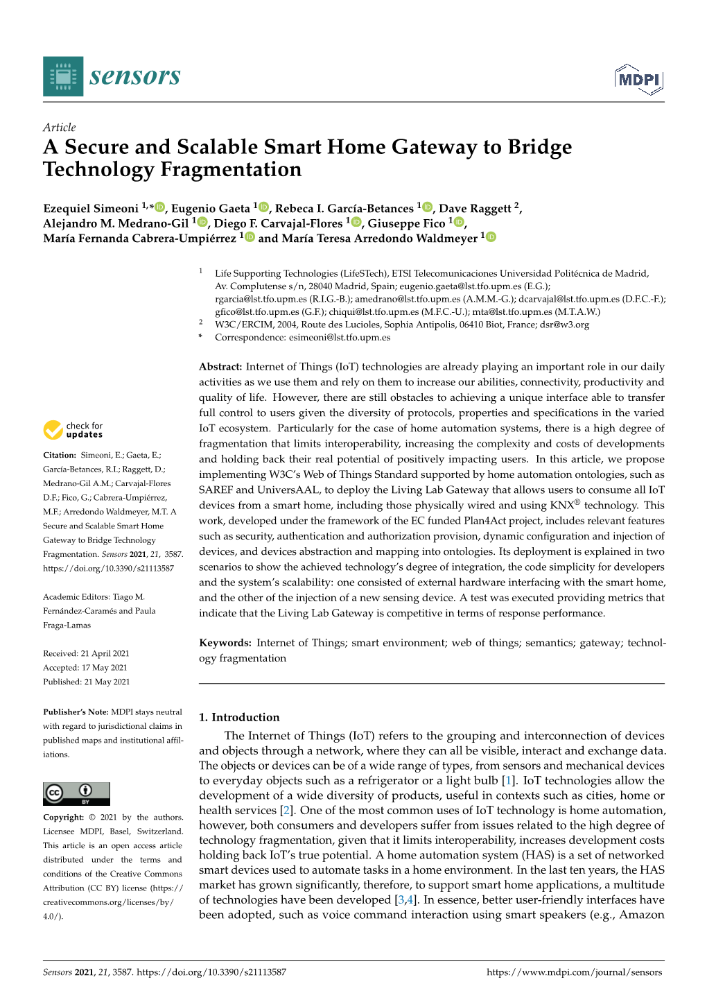 A Secure and Scalable Smart Home Gateway to Bridge Technology Fragmentation