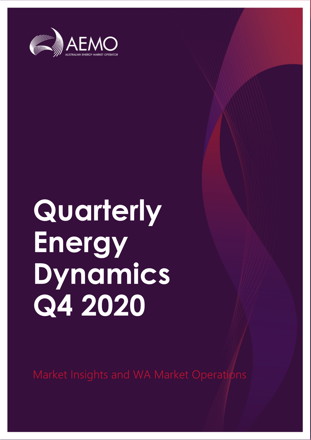 Quarterly Energy Dynamics Q4 2020