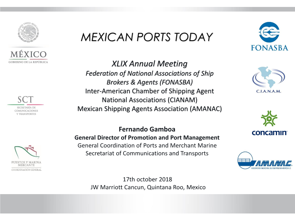 Mexican Ports Today