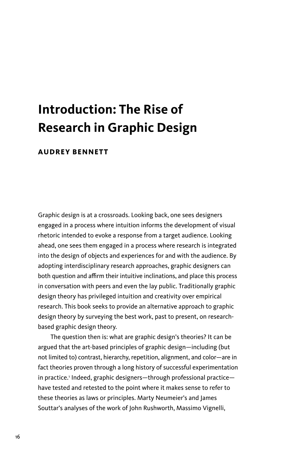 The Rise of Research in Graphic Design