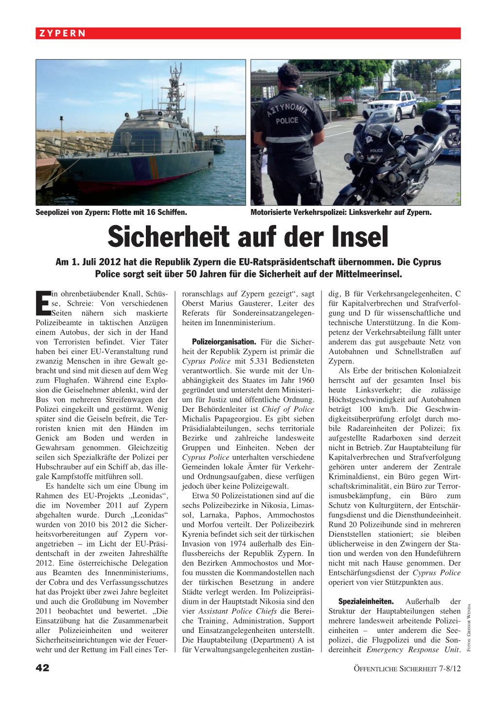 Sicherheit Auf Der Insel Am 1