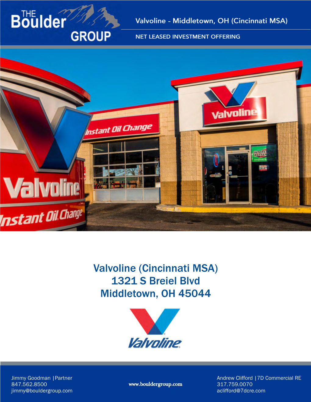 Valvoline (Cincinnati MSA) 1321 S Breiel Blvd Middletown, OH 45044