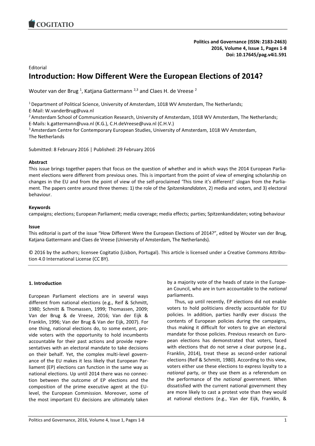 How Different Were the European Elections of 2014?