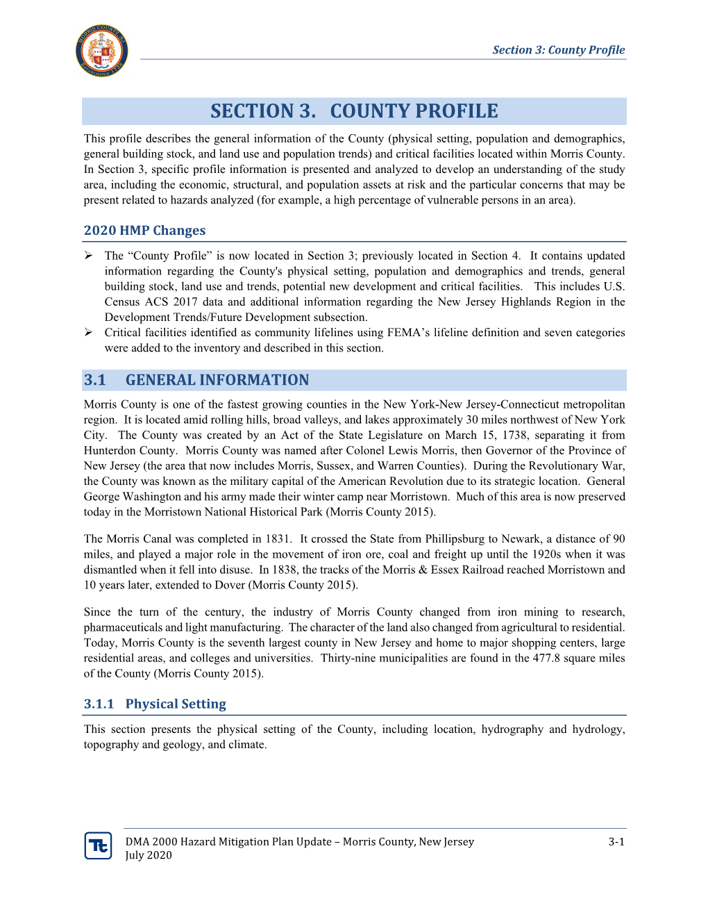 Section 3. County Profile