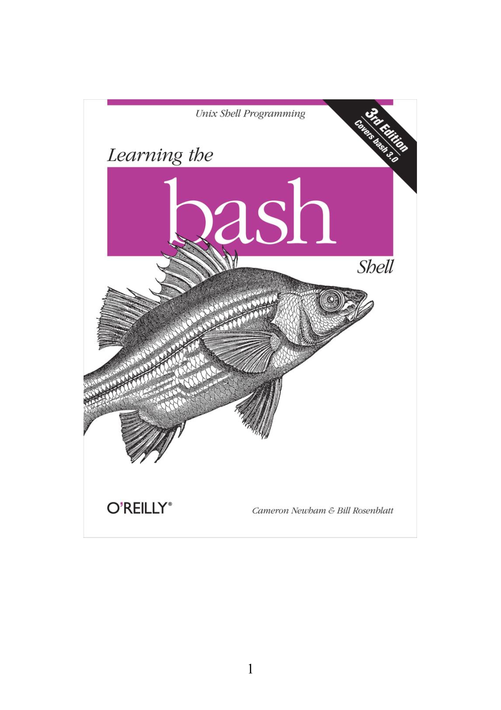 Learning the Bash Shell, 3Rd Edition