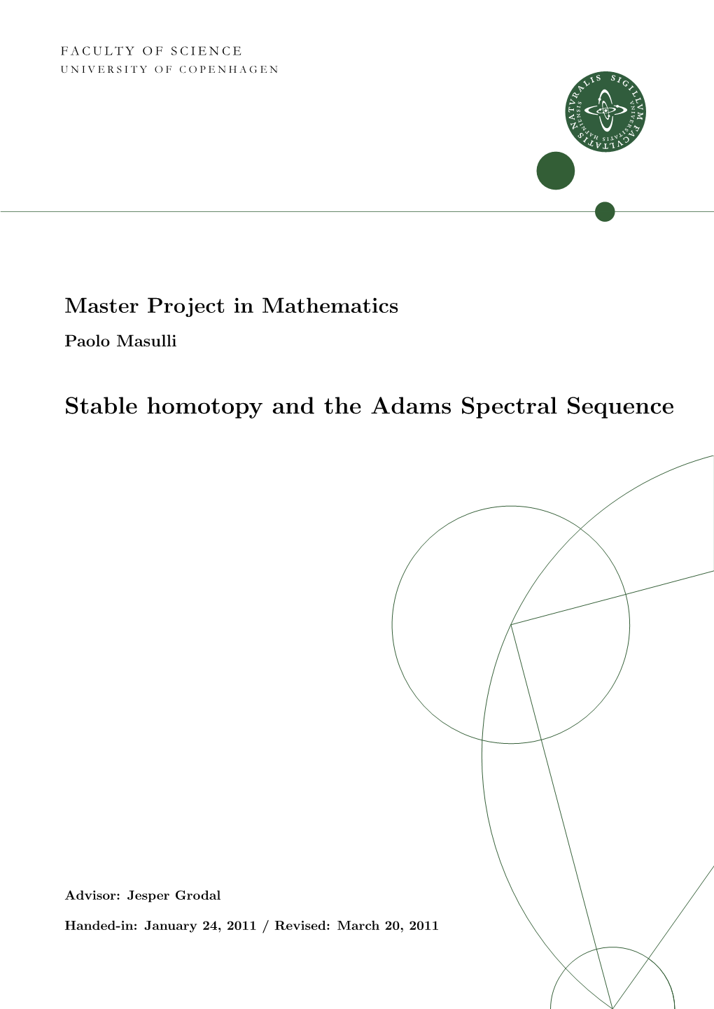 Stable Homotopy and the Adams Spectral Sequence