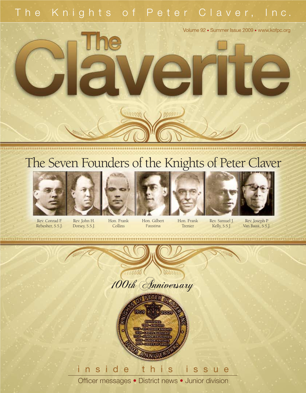 The Seven Founders of the Knights of Peter Claver