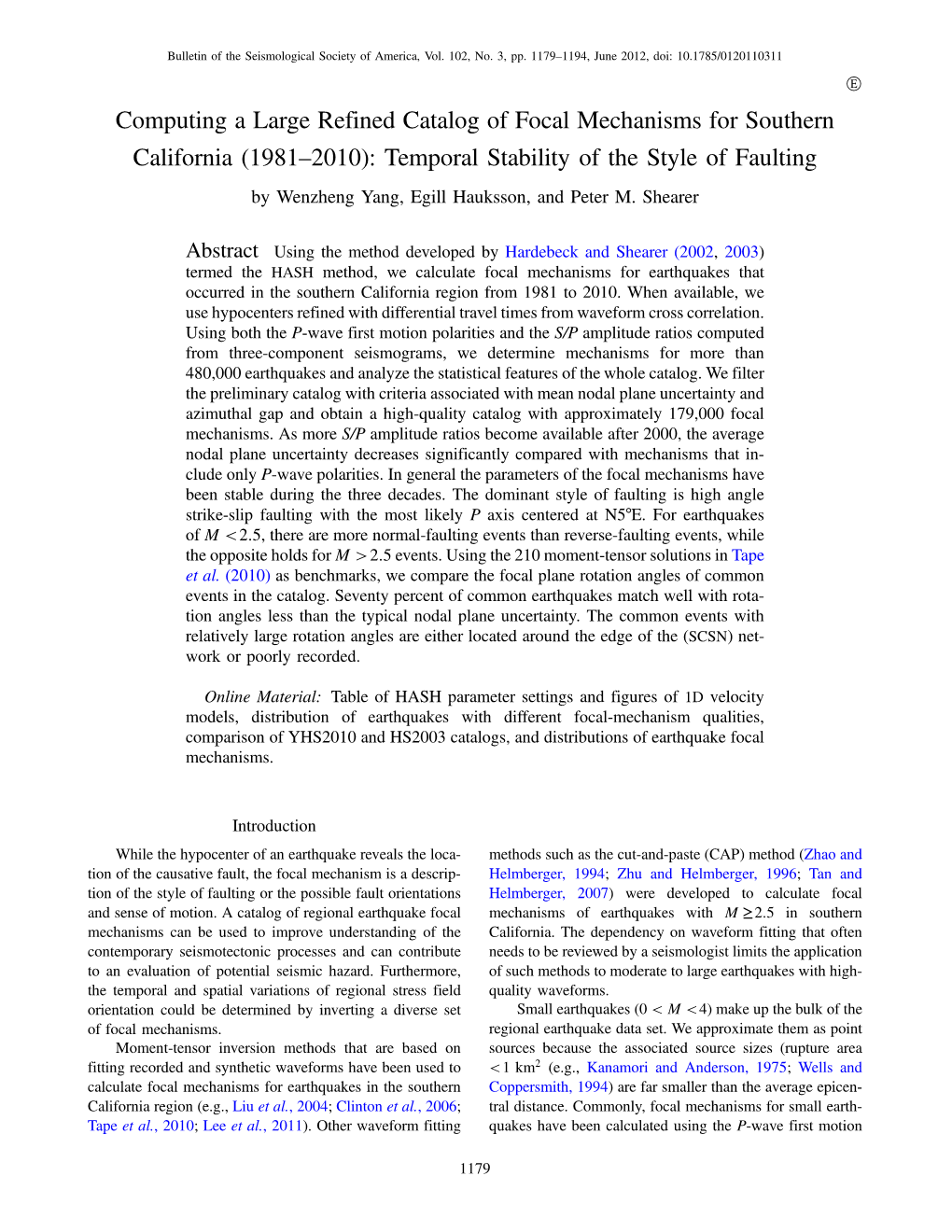 Computing a Large Refined Catalog of Focal Mechanisms for Southern California