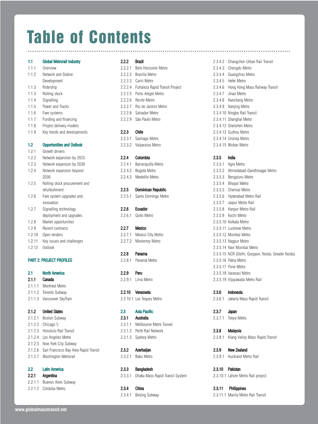 Global Report Global Metro Projects 2020.Qxp