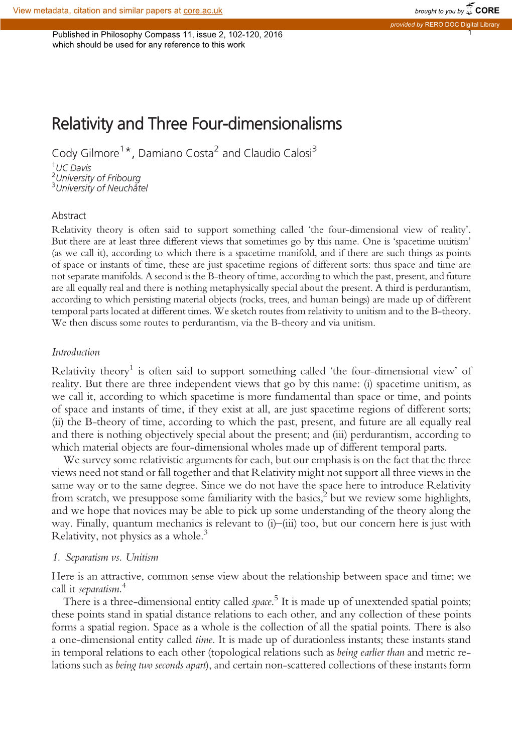 Relativity and Three Four-Dimensionalisms