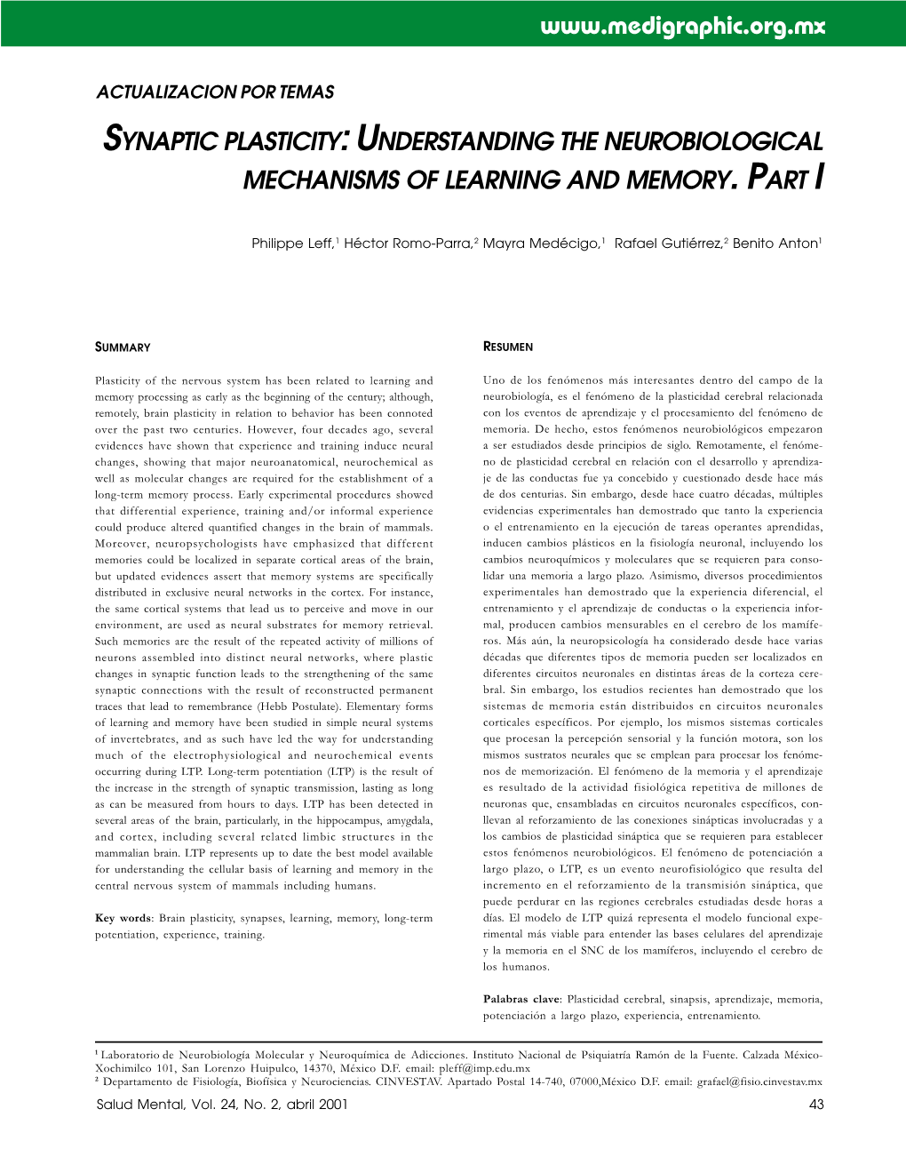 Synaptic Plasticity: Understanding the Neurobiological Mechanisms of Learning and Memory