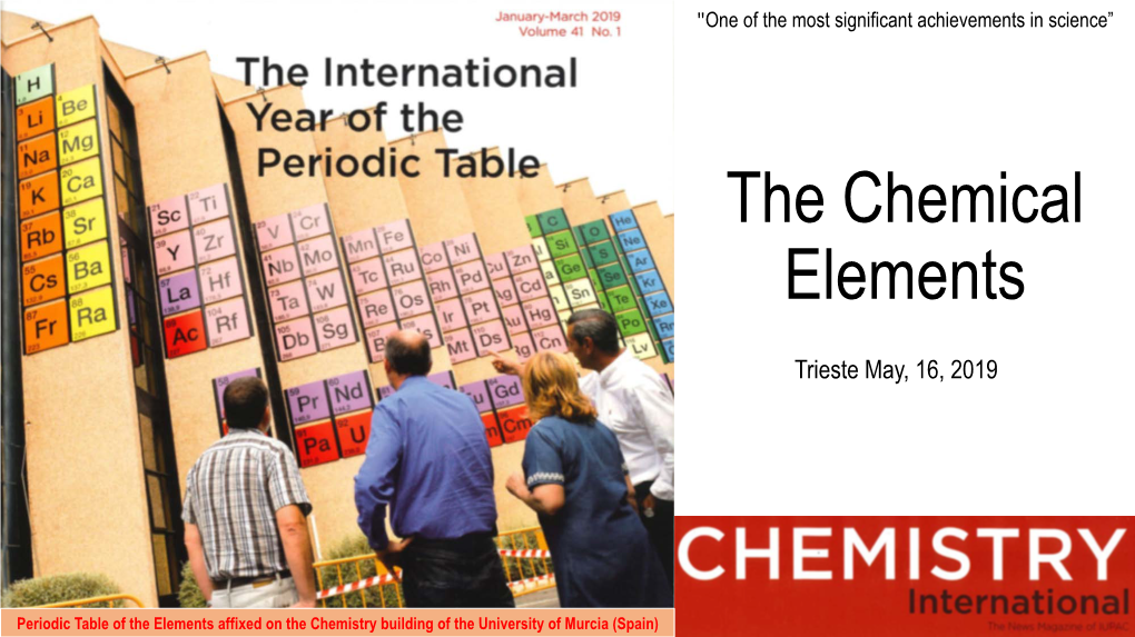 The Chemical Elements Krief 2019 7