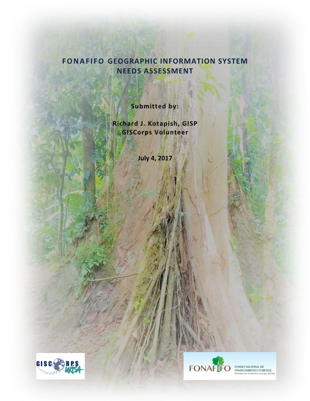 Fonafifo Geographic Information System Needs Assessment