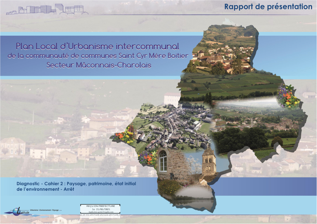 Rapport De Présentation Plui De La CC Saint-Cyr Mère Boitier – Secteur Mâconnais Charolais – Rapport De Présentation- Cahier 2