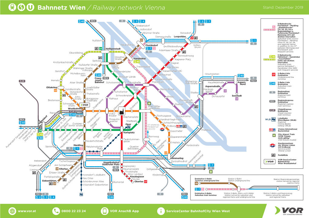 Plan A3 Schienenetz-Wien 11-2019.Indd 1 19.11.19 10:19