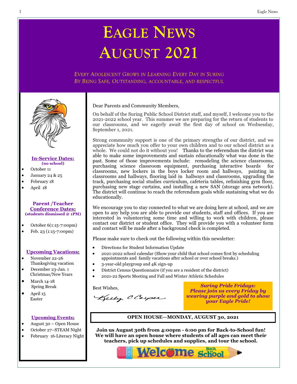 Eagle News August 2021