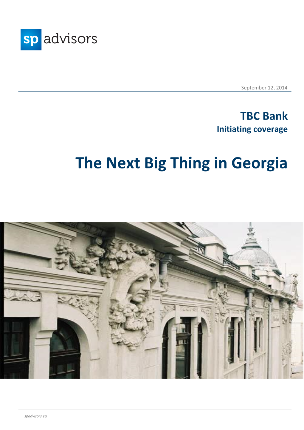 TBC Bank Initiating Coverage