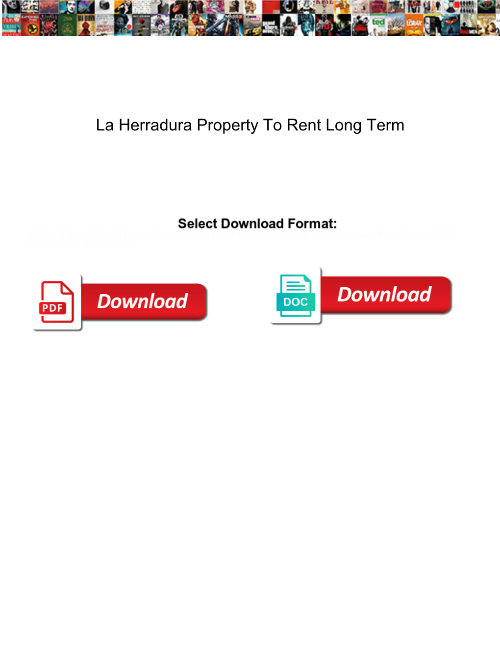 La Herradura Property to Rent Long Term