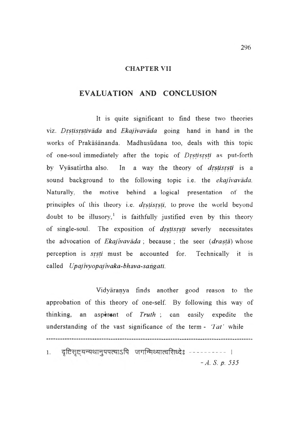 Evaluation and Conclusion