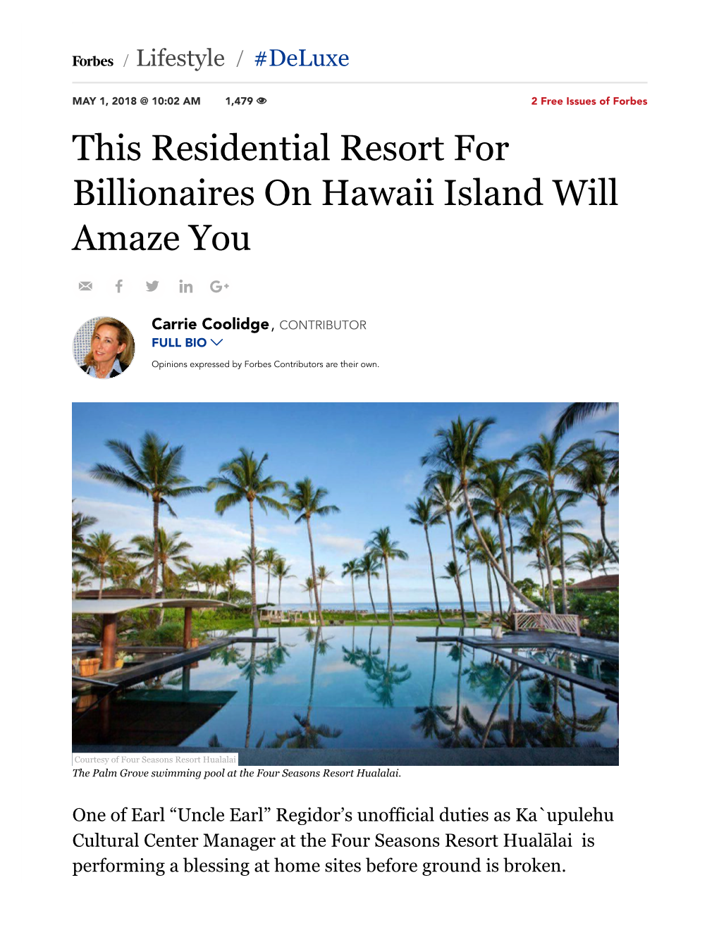 This Residential Resort for Billionaires on Hawaii Island Will Amaze You