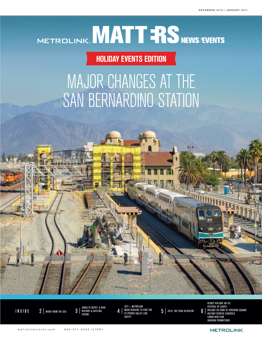 Major Changes at the San Bernardino Station