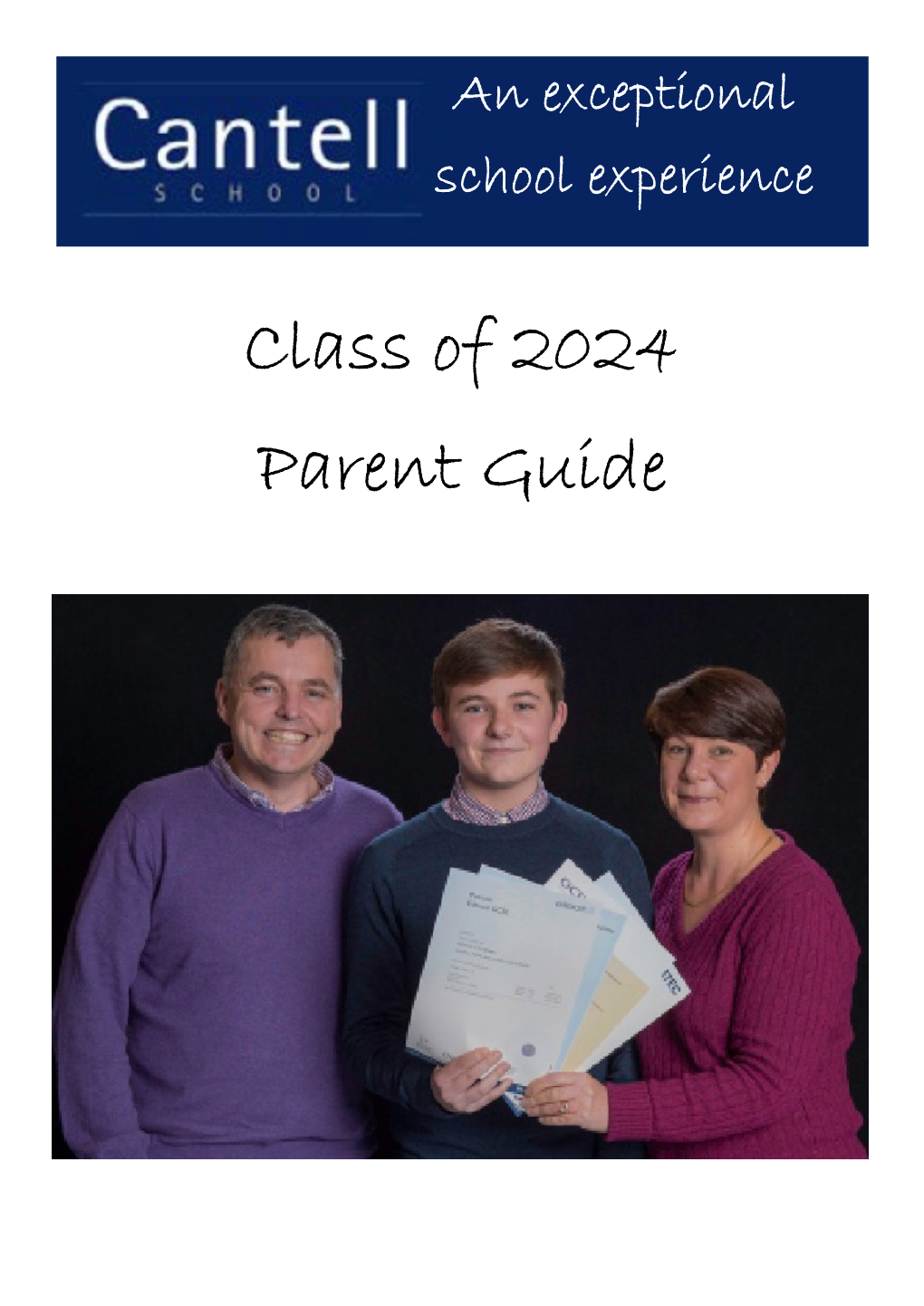 Class of 2024 Parent Guide Welcomefrequently to Askedcantell! Questions