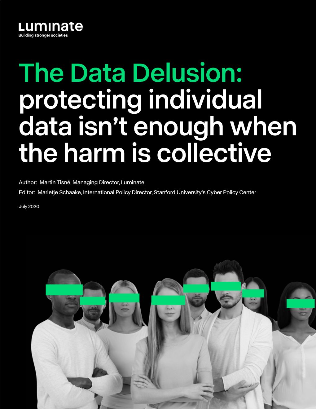 Protecting Individual Data Isn't Enough When the Harm Is Collective