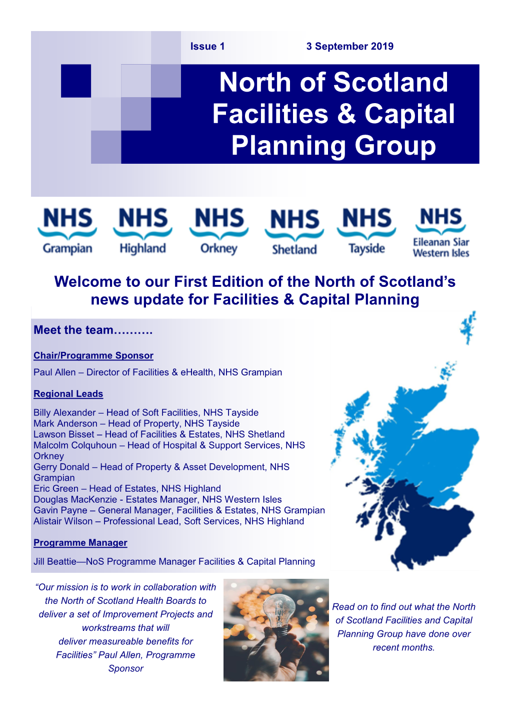 North of Scotland Facilities & Capital Planning Group