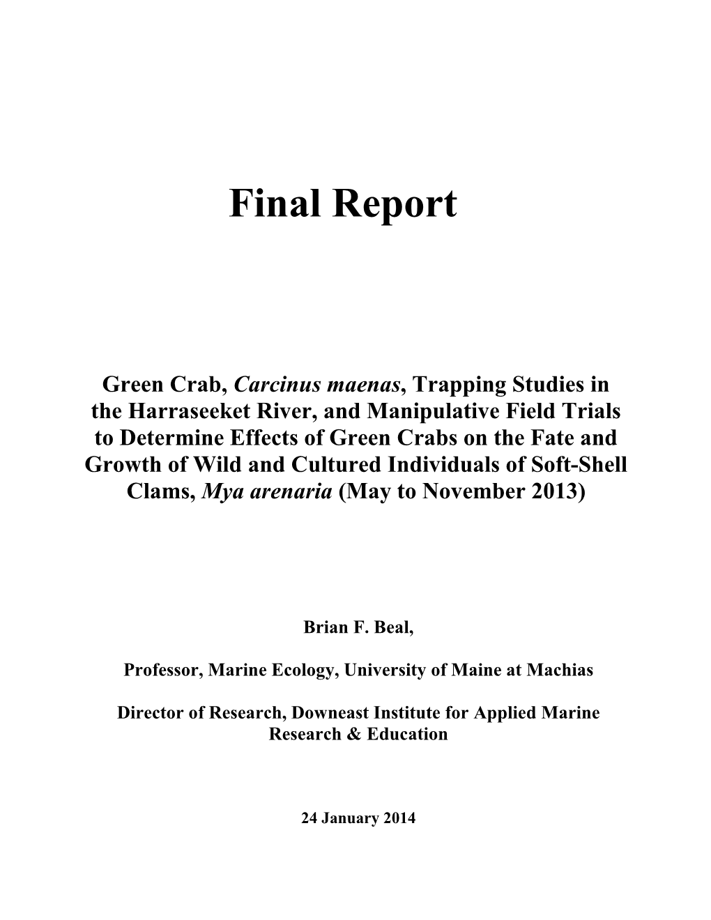 Final Report