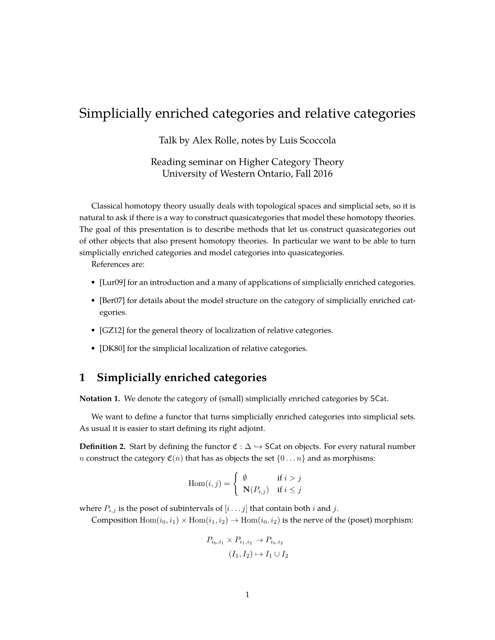 Simplicially Enriched Categories and Relative Categories