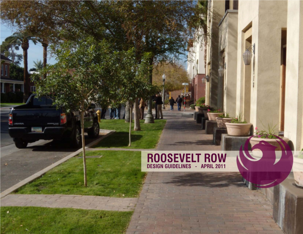 Roosevelt Row Design Guidelines - April 2011