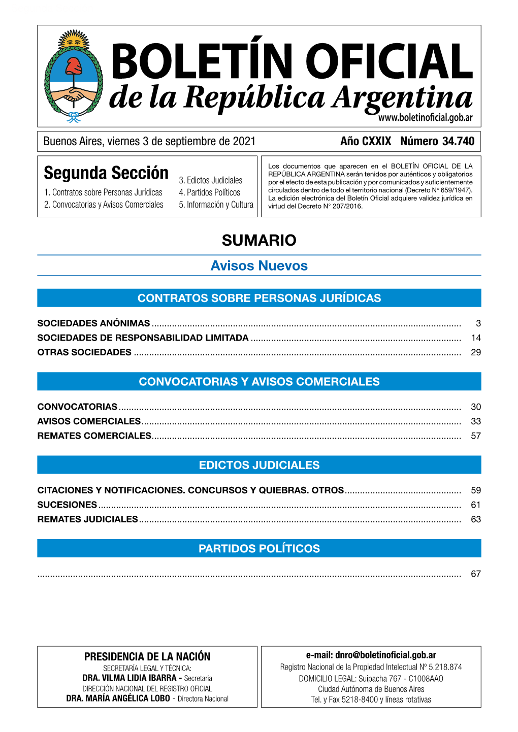 Segunda Sección