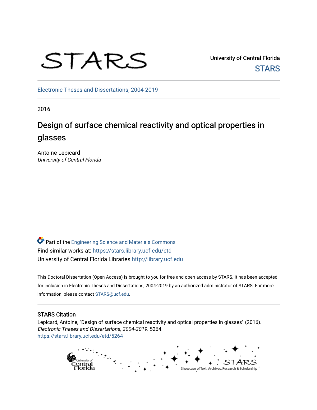 Design of Surface Chemical Reactivity and Optical Properties in Glasses