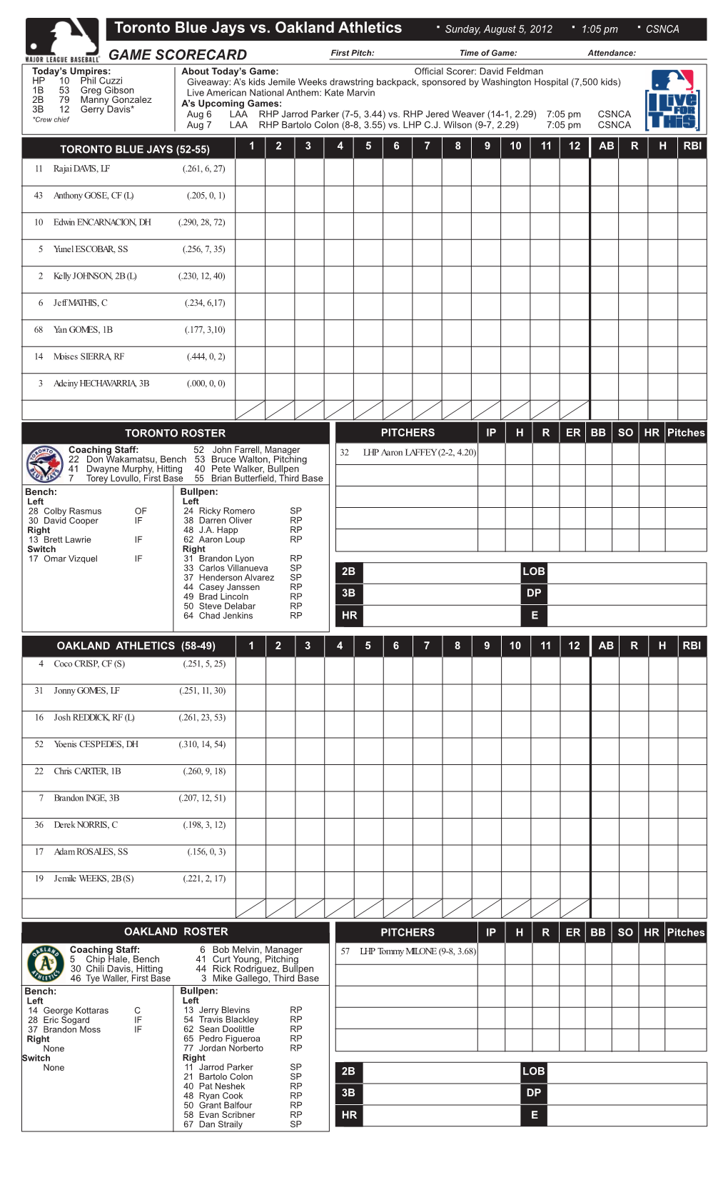 08-05-2012 Lineup.Indd