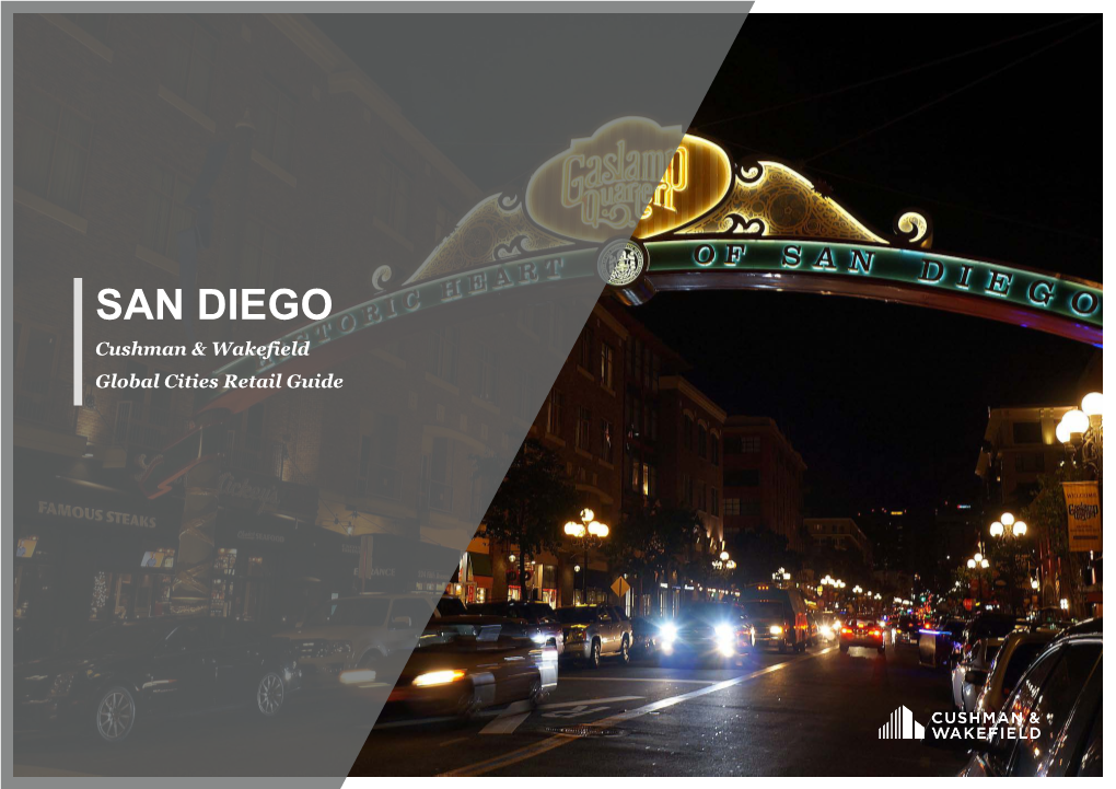 SAN DIEGO Cushman & Wakefield Global Cities Retail Guide