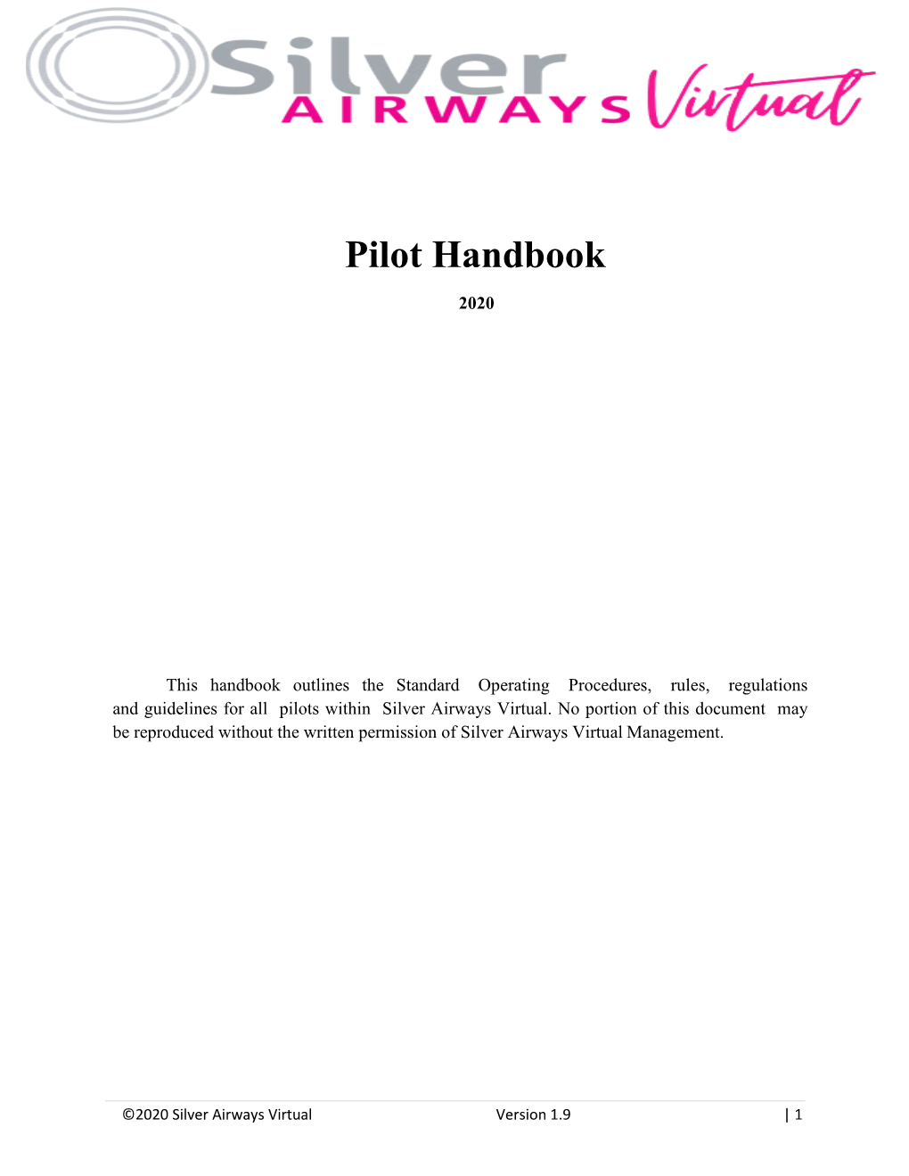 Pilot Handbook 2020