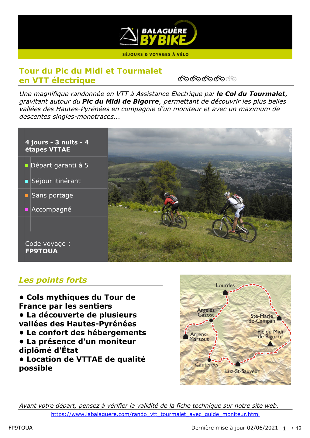 Tour Du Pic Du Midi Et Tourmalet En VTT Électrique Les Points Forts