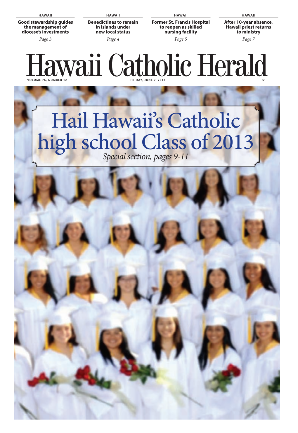 Hail Hawaii's Catholic High School Class of 2013