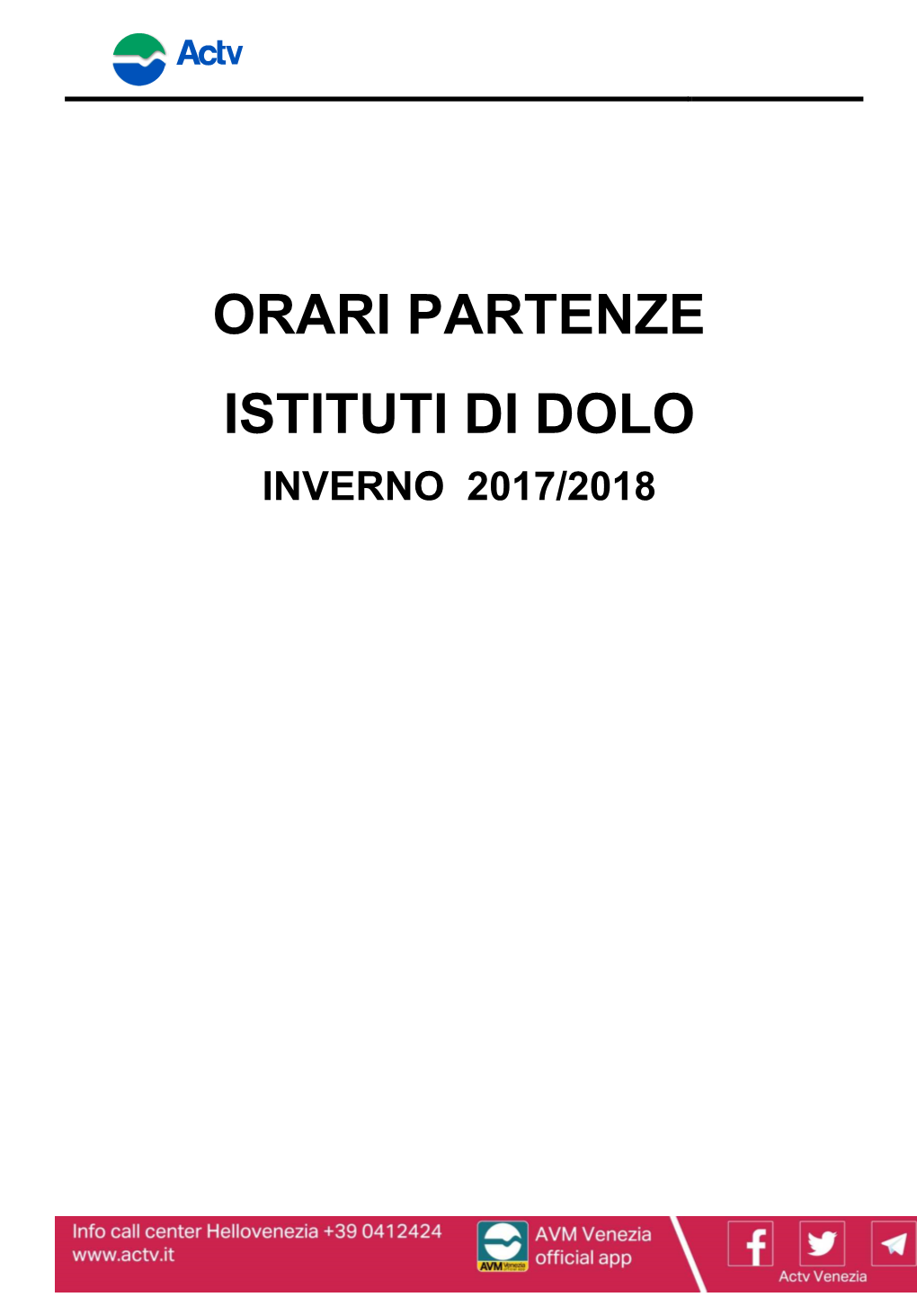 Dolo Istituti Scolastici 2017-2018