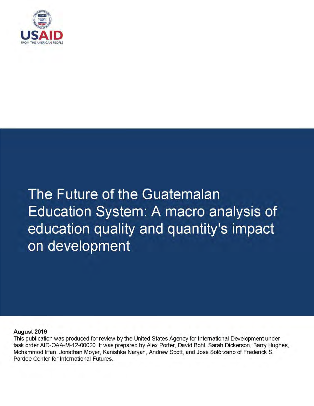 The Future of Guatemalan Education System