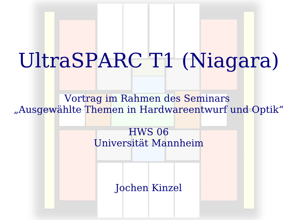 Ultrasparc T1 (Niagara)